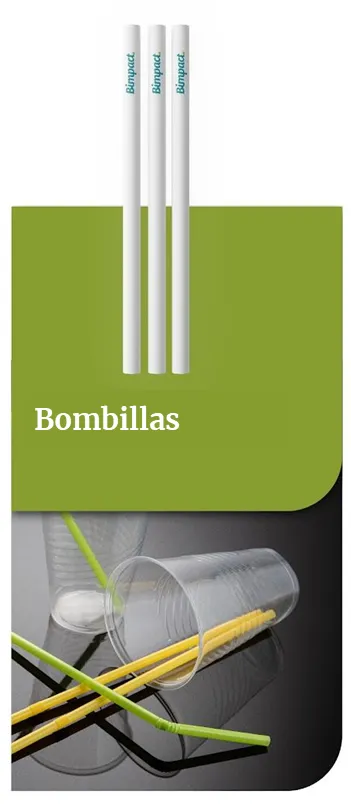 Bombillas compostables