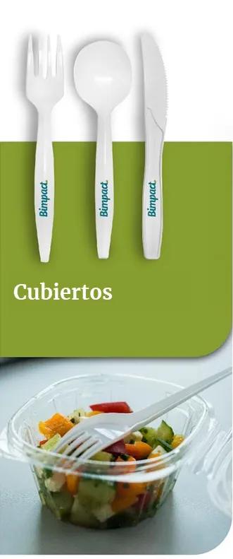Cubiertos compostable