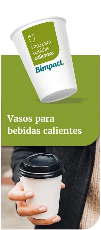 Vasos de bebidas calientes compostable